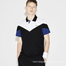 Men′s Sport Colorblock Tennis Polo Shirt